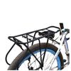 Portabultos trasero para bicicleta de montaña con barandilla, portabultos trasero de acero reforzado, accesorios para bicicleta