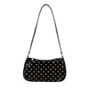 Bolso de mujer de moda transfronterizo con lunares elegantes, bolso de mano fresco para el antebrazo, lindo bolso de hombro único para salidas diarias de estudiantes