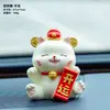 Novos Enfeites Criativos de Gato da Sorte para Carro, Decorações Artesanais para Painel Interno, Mini Lembranças Fofas para Carro