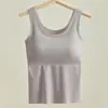 Produtos transfronteiriços de comércio exterior: Regata de alça fixa com bojo longo estilo europeu e americano para TEMU Amazon, seda gelada de verão respirável, roupa íntima feminina plus size