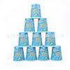 Nuevo en Stock Set de Decoración, Platos de Papel, Banderines, Servilletas, Vasos de Papel y Cubiertos Temáticos de Fiesta en la Piscina para Cumpleaños