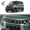 Adequado para Mitsubishi 23 Delica Mini centro frontal Modificação líquida chapeamento guarnição grade frontal moldura decorativa especial