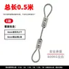 Dispositivo de bloqueo y dispositivo de fijación para cable de acero de suspensión de 1.5~4 mm, dispositivo de fijación de bloqueo de cable de acero estilo ajustable para secar ropa.