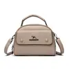 Bolso Grande de Mujer Transfronterizo Nuevo 2025, Bolso de Mano de Moda, Bolso Cruzado de Diseño Multicapa Simple y Elegante