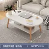 Mesa de té pequeña de madera para apartamentos pequeños, mesa auxiliar simple para balcón para casas de alquiler