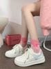 Zapatos Versátiles para Mujer de Retroceso Verano 2025 Zapatos Blancos de Suela Gruesa Nicho Original Zapatos Casuales para Estudiante Tenis Lindos para Uso Exterior