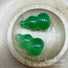 Atacado Pedra de Quartzo Jade Cabaça Multicolor Pingente 3D Verde Pequena Cabaça DIY Acessório para Pendurar no Carro Peças Fonte de Suprimento para Transmissão ao Vivo