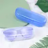 Atacado de Fábrica Estojo Grande para Óculos Óculos Planos Óculos para Miopia Estojo de Plástico Estojo para Óculos de Sol Estojo Azul Transparente para Óculos