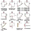 Positivo de 25 grados, negativo de 30 grados, bisagra de 45 grados con amortiguación, bisagra para puerta de gabinete con ángulo de esquina de 135 grados, gabinete pentagonal, bisagra para puerta de gabinete triangular