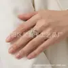 Anel aberto irregular em aço inoxidável, banhado a ouro e prata, estilo europeu e americano, design simples torcido, anel feminino, atacado do fabricante