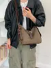 Bolsa de Ombro Única Grande Capacidade Versátil Outono/Inverno Nova para Mulheres Fashion 2026 Tendência Temperamento Transversal Dupla Ombro Casual Simples