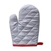 Guantes de Algodón de Alto Volumen Antiescaldantes Horno Horno Microondas Guantes de Aislamiento Doméstico Herramientas para Hornear Plata Resistente a Altas Temperaturas