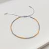 Ins Nicho Original Feito à Mão Tecido Contas Amuleto Corda de Mão Contas de Arroz MIiyuki Pulseira Extremamente Pequena Mesmo Estilo para Meninas