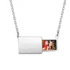 Accesorios Navideños Europeos y Americanos Popular Personalizado Creativo Desplegable Sublimación Foto Sobre Collar Transfronterizo Amazon