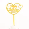 Decoração para Bolo Bolo Feliz Bolo Acrílico Inserção Decorativa Acessórios Pacote com 10