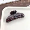 Novo Prendedor de Cabelo de PC, Prendedor de Tubarão com Tinta de Alta Qualidade, Prendedor de Cabelo Personalizado para Trás da Cabeça, Acessório de Cabelo Versátil para Mulheres Transfronteiriço