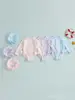 Nuevo Traje de Baño Infantil Europeo y Americano de una Pieza con Capucha Cremallera Rayas Lazo Lindo Tela de Burbujas Traje de Baño para Niña Pequeña