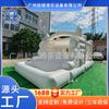 Fabricantes de comercio exterior atrio PVC cama inflable para saltar castillo inflable tobogán diversión tobogán inflable para el hogar