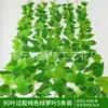 Enredadera Parthenocissus Uva Hoja de Vid Verde Pegada con Goma Decoración de Vid Falsa para Enrollar Tubería Enredadera Verde Plantas Verdes Plantas de Hojas Verdes