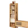 Estantería de madera maciza, estante de almacenamiento de pie, librero para el hogar, estante de almacenamiento abierto, vitrina de pared multicapa, estante de almacenamiento simple