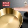 Platito pequeño de acero inoxidable 304 estilo coreano comercial para kimchi, salsa, barbacoa, para mojar, plano para bocadillos, para condimentos