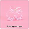 Pinza de Agarre Transparente de Color Sólido Estilo Coreano para Mujer, Simple, Versátil, para Mechas, Accesorios para el Cabello, Hecho a Mano, Pegamento de Crema DIY