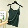 Camisola Pequeña de Modal para Mujer Verano Espalda Bonita Estilo Occidental Ropa Exterior Sin Mangas Camiseta Base Versátil Top de Cuello en V