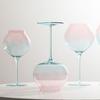 Copa de Vino Tinto Borgoña Degradado Hecha a Mano Pura Cristal Doméstico Copa de Vino Set de Vino Barista