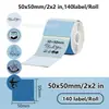 Papel de Etiqueta Redonda Autoadhesivo para Fabricante 50mm Colorido Ciclo Adecuado para Papel de Impresión Térmica Phomemo M220