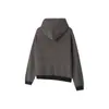 Sudadera con Capucha Rayada Tipo Terciopelo de Peso Pesado para Hombres y Mujeres, Chaqueta de Punto con Cremallera Cleanfit Invierno 2025 Chaqueta de Pareja