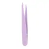 Pinzas de Plástico Populares en Stock de Colores Macarrón para Journaling, Pinzas Rectas y Curvas Especiales de Acero Inoxidable para Pegatinas y Tarjetas, Coloridas