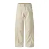 Yidao Vintage 2026 Primavera Novo Padrão Espinha de Peixe Retro Americano Estilo Old Money Cor Sólida Reta Casual Versátil Calças Longas