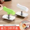 Abrelatas de Acero Inoxidable Kaiwang, Gadget de Cocina, Abrebotellas y Girador de Tapas Antideslizante Multifuncional