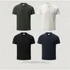 Refrigerante, Transpirable, Elástico, Corte 3D, Camiseta de Manga Corta para Hombre de Verano con Cuello Henley Retro