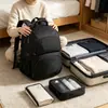 Mochila Multifuncional Masculina com Porta de Carregamento USB Mochila para o Dia a Dia Estudante Bolsa Grande para Laptop