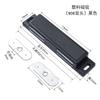Puerta de gabinete magnética de acero inoxidable ABS, venta al por mayor de fábrica, con succión para muebles, herrajes magnéticos táctiles, disponible en stock