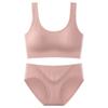 Camisola deportiva con espalda en U grande, popular en Europa y América, sujetador, ropa interior sin costuras para dormir y fitness para mujer