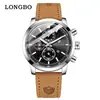 Reloj de cuarzo para hombre marca Longbo, disponible para dropshipping, diseño simple y casual, adecuado para parejas, resistente al agua, reloj para hombre