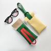 Estojo para Óculos Estilo Japonês para Mulheres, Portátil, à Prova de Poeira, Bloqueio de Cores, Bolsa Criativa para Armazenamento de Óculos de Sol e de Grau