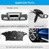 Adecuado para Cubierta de Parachoques Guardabarros Tornillo Flor de Ciruelo Clip de Tuerca en U de Coche Volkswagen Audi N90974701