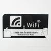 Em estoque Acrílico WIFI rede coberta sinal adesivo de porta loja banda larga acesso à Internet sem fio sinal sinal