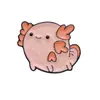 Gran Venta de Liquidación Broche de Dibujos Animados Sanrio Ballena Estrella de Mar Vida Marina Lindo Peluche Pin Decoración