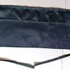 Delantal de camarero de media longitud liso multifuncional con tres bolsillos, sin etiqueta, resistente a las manchas, delantal para barbacoa, multifuncional, práctico, sin mangas