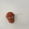 Gorras Infantiles para Niños y Niñas, Estilo Coreano de Primavera y Otoño, Gorras de Béisbol Bordadas con Letras, Delgadas y Modernas