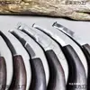 Cuchillo de Tallado de Madera de Águila, Herramienta para Raspar Incienso, Herramienta para Manipular Incienso, Cuchillo Gancho de Acero Inoxidable, Cuchillo Gancho de Incienso, Cuchillo Curvo de Madera de Águila, Herramienta Pequeña de Corte y Tallado
