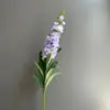 Flor Artificial Violeta de Alta Calidad Adorno de Jacinto Decoración Floral para Sala de Estar Entrada Arreglo Floral para Mueble de TV