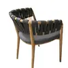 Mesa y Sillas de Teca para Exteriores Patio de Villa B&B Mesa de Comedor de Madera Maciza Jardín al Aire Libre Una Mesa Seis Sillas Combinación de Muebles de Madera Maciza