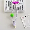 Cordón para Teléfono Móvil Color Dopamina Llavero de Cámara Correa de Muñeca Anti-Pérdida Moda Simple Correa Corta para Teléfono para Bolsos