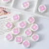 Flor de Acrílico Trébol de Cuatro Hojas Cuentas de Agujero Grande Material de Cuentas Sueltas Hechas a Mano para DIY Accesorios Colgante para Cadena de Teléfono Móvil