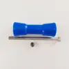 Remolque para Yates Lanchas Neumáticas Carros Rodillo Juego de Rodillos Azules Accesorios para Remolque de Yates Rodillos de Plástico para Remolque